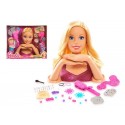 BARBIE BUSTO DELUXE CRIMP Y COLOR