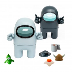 Among Us Pack 2 Figuras de Acción Modelo 1