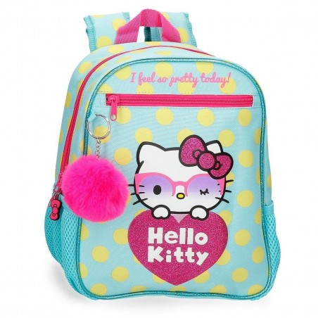 MOCHILA 28 CM HELLO KITTY PRETTY GLASSES