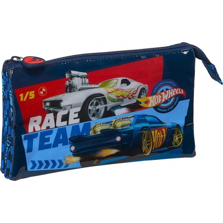 PORTATODO TRIPLE HOT WHEELS