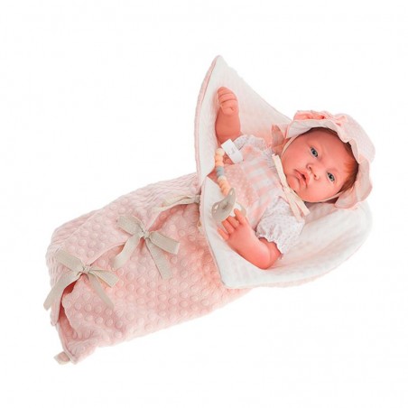 Muñecas Antonio Juan Sweet Reborn Nacida Pelirroja Gorrito