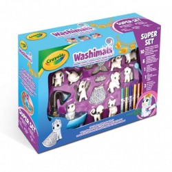 WASHIMALS SUPER 10 MASCOTAS Y 2 DISFRACES