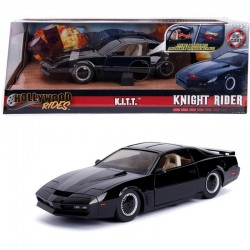 Kit Coche Fantástico Metal 1:24 Con Luces