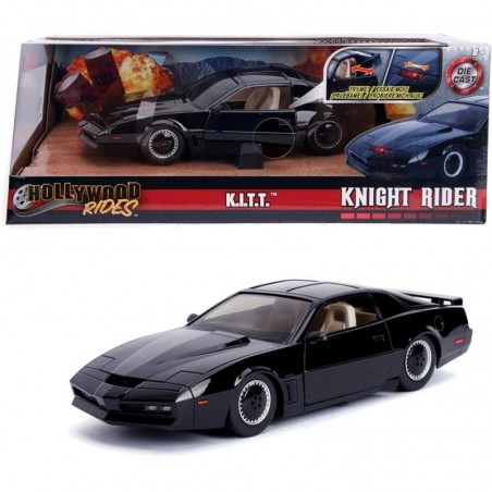 Kit Coche Fantástico Metal 1:24 Con Luces