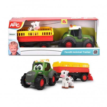 TRACTOR FENDT TRAILER ANIMALES 30 CM