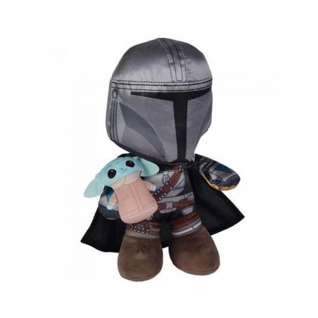 The Mandalorian con Baby Yoda 25 cm