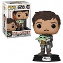 FUNKO POP STAR WARS MANDALORIAN MANDO HOLDING