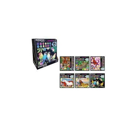 CRYSTAL ART DIAMANTINI SANIMALES SALVAJES, 1 UNIDAD