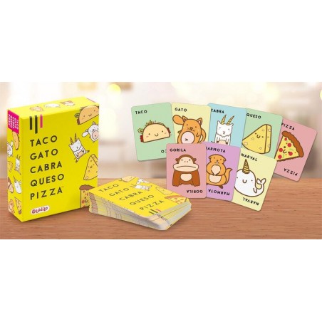 TACO, GATO, CABRA, QUESO, PIZZA