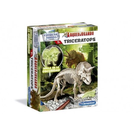 Arqueojugando Triceratops Fluorescente