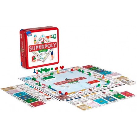 Juego Superpoly Deluxe 75 Aniversario Caja Metálica