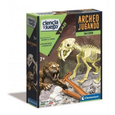 Arqueojugando Smilodon Fluorescente