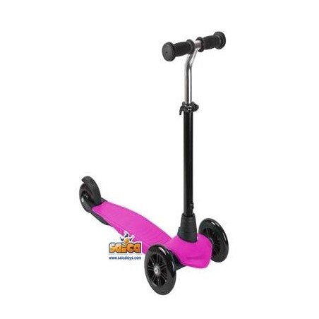 PATINETE TRES RUEDAS ROSA