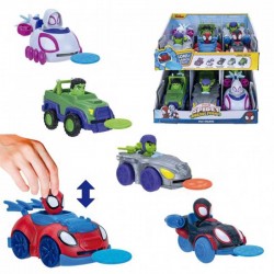 MINI VEHICULO SPIDERMAN FREE WHEEL 1 UNIDAD