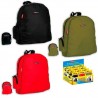 MOCHILA PLEGABLE COLOR SURTIDO 1 UNIDAD