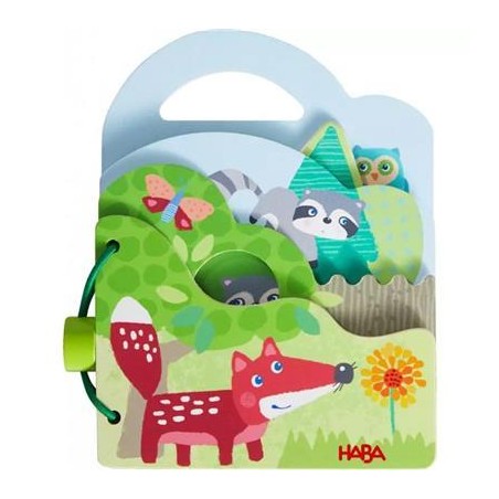 HABA LIBRO DE MADERA PARA BEBES TRACTOR