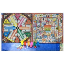 2 EN 1 PARCHIS Y OCA 6 JUGADORES