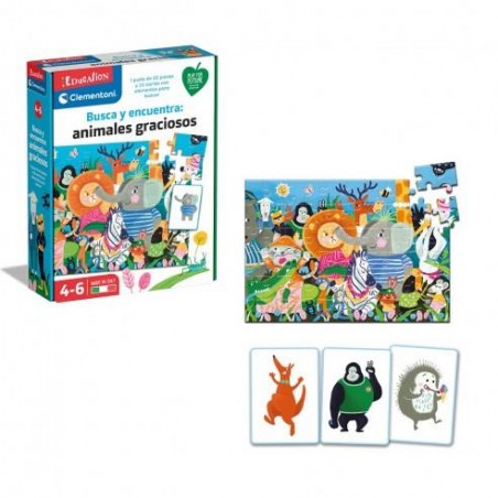 BUSCA Y ENCUENTRA ANIMALES GRACIOSOS 