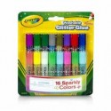 CRAYOLA CORE 16 MINI PEGAMENTOS PURPURINA 