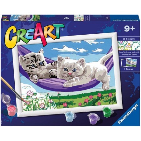 CREART GATITOS EN LA HAMACA