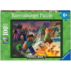 PUZZLE 100 PZAS XXL MONSTER MINECRAFT