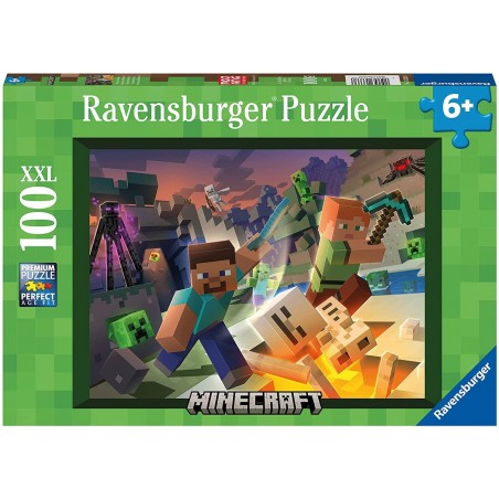 PUZZLE 100 PZAS XXL MONSTER MINECRAFT