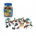 SET DE 30 PIEZAS ANIMALES SALVAJES