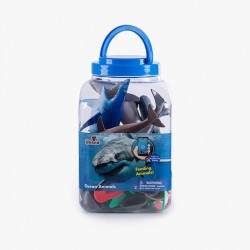 SET DE 30 PZAS ANIMALES DEL OCEANO 