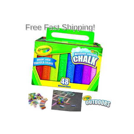 CRAYOLA 48 TIZAS DE EXTERIOR