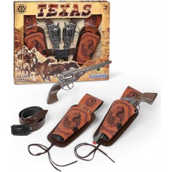 PLAYSET TEXAS 2 REVOLVER 8 TIROS