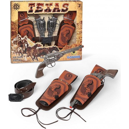 PLAYSET TEXAS 2 REVOLVER 8 TIROS