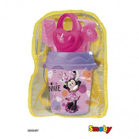 MOCHILA PLAYA MINNIE CON CUBO