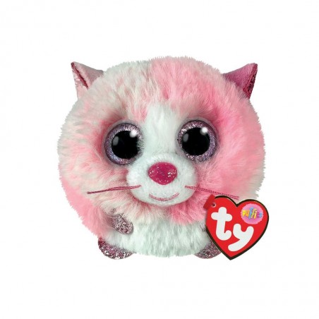 PUFFIES TIA 10 CM PINK CAT