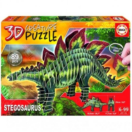 STEGOSAURUS 3D CREATURE PUZZLE