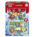 EDUCA 2x100 PUZZLE SUPERTHINGS