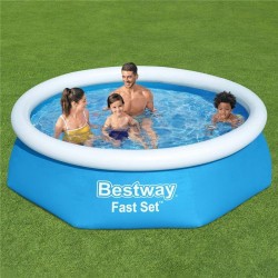 FAST SET. PISCINA REDONDA ARO HINFLABLE