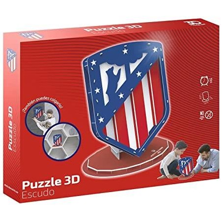 PUZZLE 3D ESCUDO ATLETICO DE MADRID