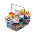CESTA AZUL COMPRA CON ACCESORIOS