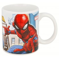 TAZA CERAMICA 325 ML SPIDERMAN STREETS