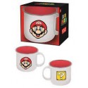 TAZA CERAMICA DESAYUNO 400 ML SUPER MARIO