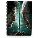 LIBRETA EFECTO 3D HARRY POTTER VS VOLDEMOR