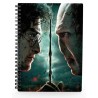 LIBRETA EFECTO 3D HARRY POTTER VS VOLDEMOR