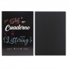 CUADERNO A4 LETTERING 50 HOJAS NEGRAS