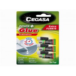 CEGASA POWER GLUE INSTANTANEO 3X1GR