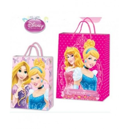 BOLSA PAPEL PRINCESAS 23X16X9 CM 1 UNIDAD