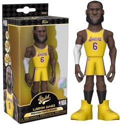 GOLD 5`` NBA LAKERS LEBRON JAMES
