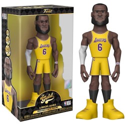 GOLD 12`` NBA LAKERS LEBRON JAMES