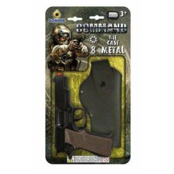 PISTOLA 8 TIROS + CARTUCHERA