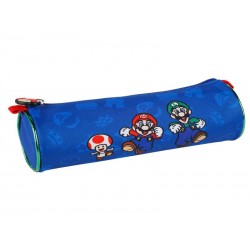 SUPER MARIO Y LUIGI PORTATODO REDONDO