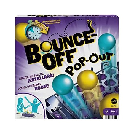 MATTEL GAMES BOUNCE OFF POP OUT